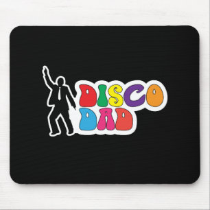 Mousepad Pai Disco - Dia de os pais Engraçado