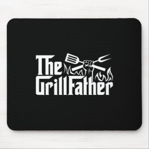Mousepad Pai Divertido Churrasco Retro Grelhar Pai Dia dos