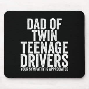 Mousepad Pai Divertido Estressado De Motoristas Adolescente