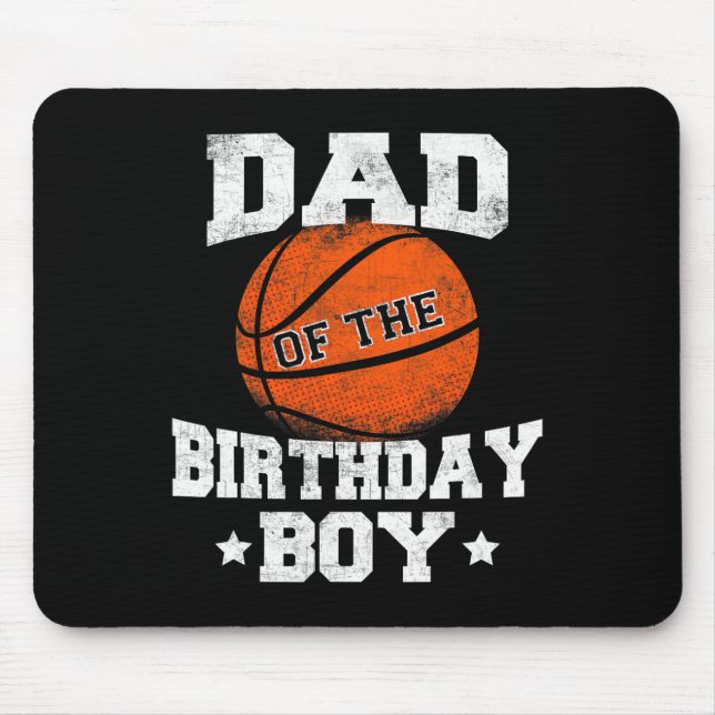 Mousepad Pai Do Aniversário De Basquete Padre Pai Fu (Frente)