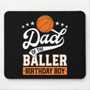 Mousepad Pai Do Baller Birthday Boy Basball Themed P
