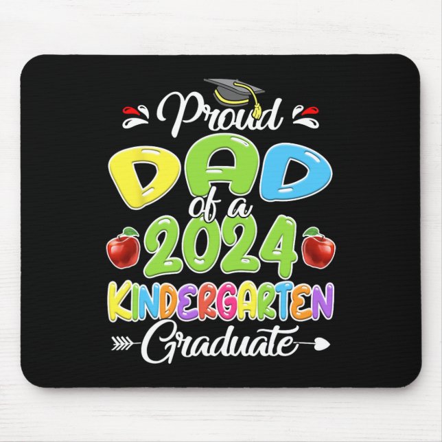 Mousepad Pai Do Jardim Do Formando Kinder 2024 (Frente)
