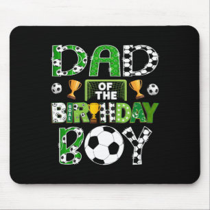Mousepad Pai do jogador de futebol aniversariante Dia de jo