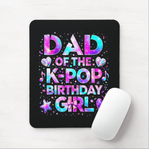 Mousepad Pai do K-Pop Aniversário Música Coreana