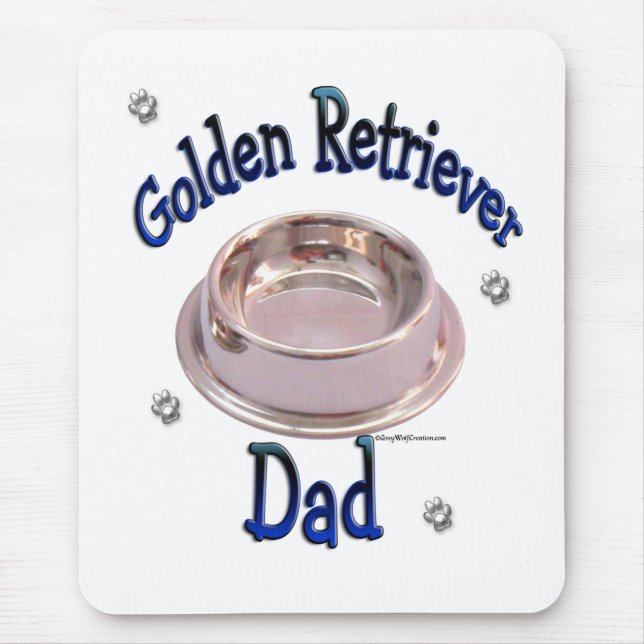 Mousepad Pai do ouro Retriever (Frente)