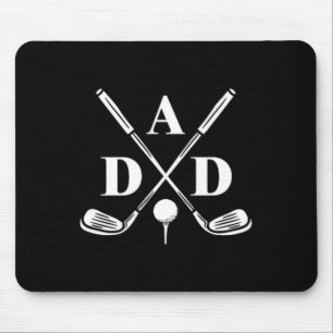 Mousepad Pai do Par de Golfe Divertido Citação de Golfe Cor