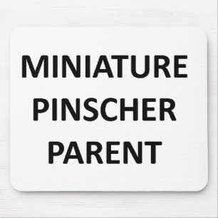 Mousepad pai do pinscher diminuto nenhum PIC