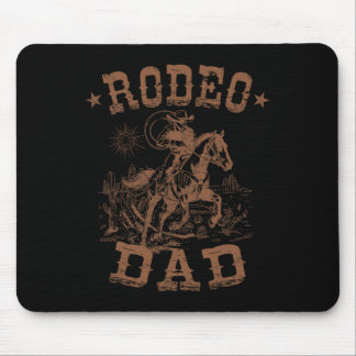 Mousepad Pai do Rodeio Ocidental Cowboy Papai Família Combi