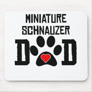Mousepad Pai do Schnauzer diminuto