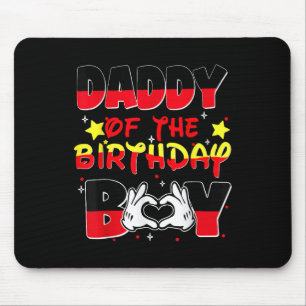 Mousepad Pai E Pai Da Festa Da Família Birthday Boy