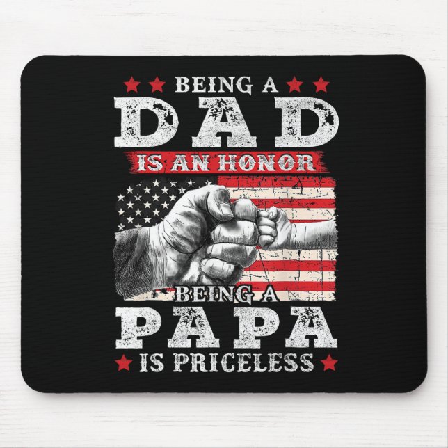 Mousepad Pai É Uma Honra Ser Papa É Pais Imprestáveis Da (Frente)