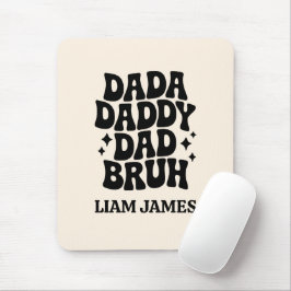 Mousepad Pai engraçado Dada Bruh Dia de os pais presente pa