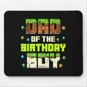 Mousepad Pai Engraçado Do Menino Do Aniversário Video Gamer