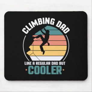Mousepad Pai Escalador Masculino Rocha Montanhismo Divertid
