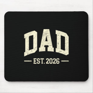 Mousepad Pai Est. 2026 Logotipo Papai 2026 Futuro Novo Pai