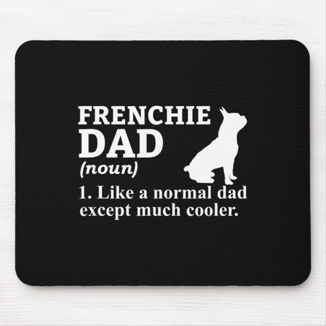 Mousepad Pai Frensh Bulldog Frenchie French Puppy Dog (Frente)