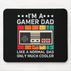 Mousepad Pai Gamer Divertido Para Homens Pai de Videogame D