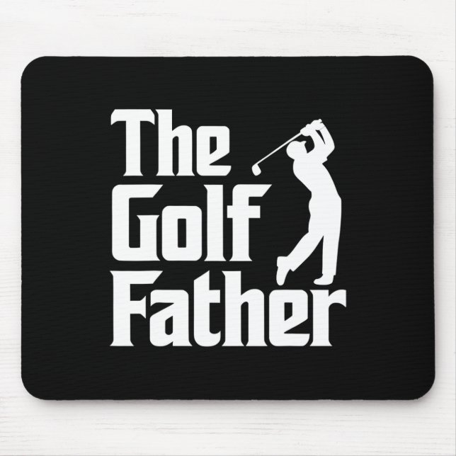 Mousepad Pai Golfista Presente Engraçado para o Dia dos Pai (Frente)