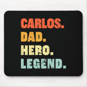 Mousepad Pai Herói Legenda Personalizada Nome Personalizado