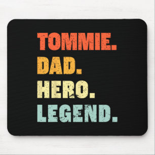 Mousepad Pai Herói Legenda Personalizada Nome Personalizado