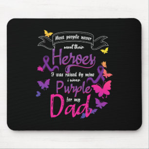 Mousepad Pai Herói Sensibilização do Câncer de pâncreas de