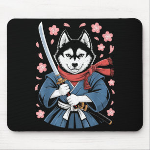 Mousepad Pai Husky Siberiano Coisas Fofo Anime Japonês Samu
