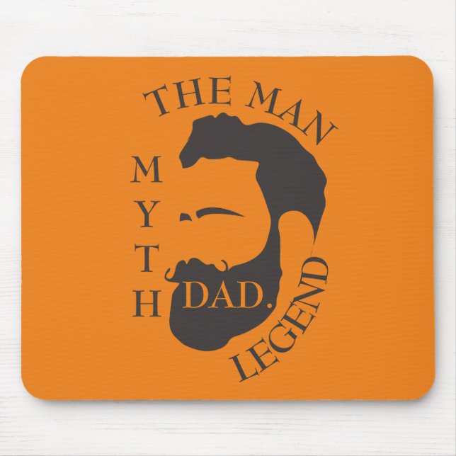 Mousepad Pai Legendário Elegante Moderno (Frente)