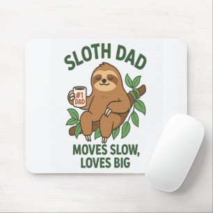 Mousepad Pai Lento - Se Move Lentamente, Ama Grande