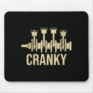 Mousepad Pai Mecânico Amante de Virabrequim de Motor de Car