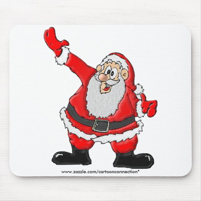 Mousepad Pai Natal, presentes de Natal (Frente)
