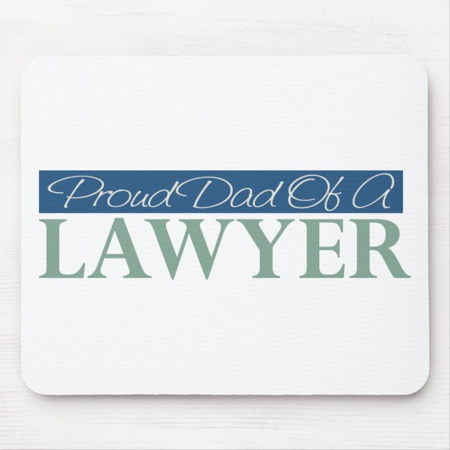 Mousepad Pai orgulhoso de um advogado (Frente)