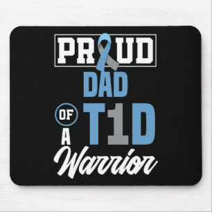Mousepad Pai Orgulhoso De Uma Consciência Da Diabetes Do Gu