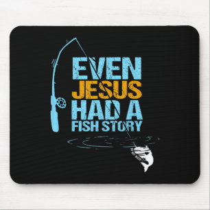 Mousepad Pai Pescador Religioso Cristão Mesmo Jesus Tinha U