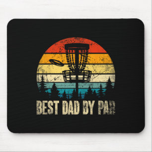 Mousepad Pai Por Par Disco Vintage Pai Engraçado Golf