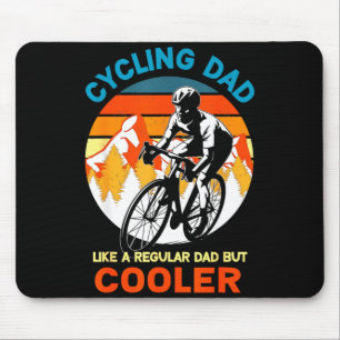 Mousepad Pai que pedala como uma bicicleta normal mas mais