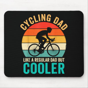 Mousepad Pai que pedala como uma bicicleta regular, mas mai