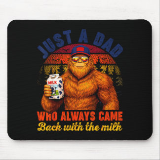 Mousepad Pai que voltou com leite bigfoot dia dos pais