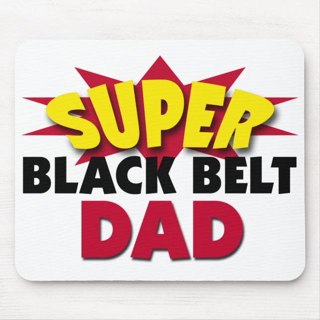 Mousepad Pai Super Black Belt (Frente)