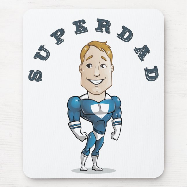 Mousepad Pai Super Fofo em Vetor (Frente)