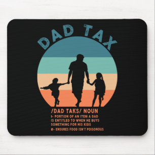 Mousepad Pai Tax Definition Men Funny Dia de os pais 12