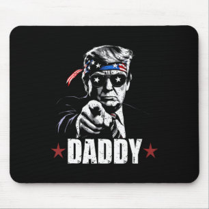 Mousepad Pai Trump 2025 Oficial Pai Trump Engraçado 2