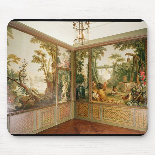 Mousepad Painéis de parede pintados no salão de beleza de (Frente)