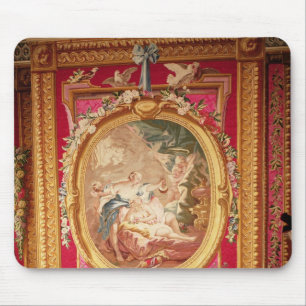 Mousepad Painel da tapeçaria que descreve o Cupido e a