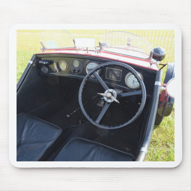 Mousepad Painel de Austin sete do vintage (Frente)