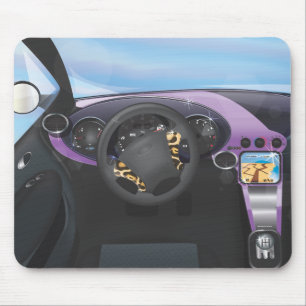 Mousepad Painel de Instrumentos de Automóveis Desportivos