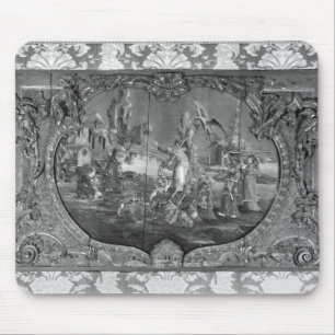 Mousepad Painel de Overdoor com assunto chinês, c.1730