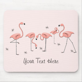Mousepad Painel de voz "Texto" do Grupo Rosa Flamingos