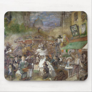 Mousepad Painel decorativo que descreve Paris