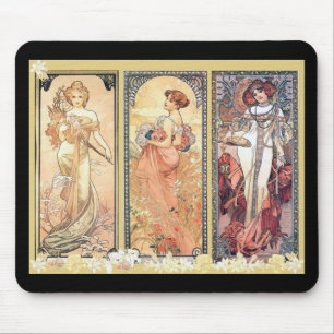 Mousepad Painel do ~ de Mucha de três