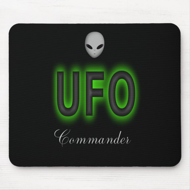 Mousepad Painel do Rato do Comandante OVNI (Frente)